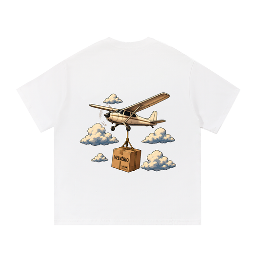 Velvério T-Shirt Plane - White