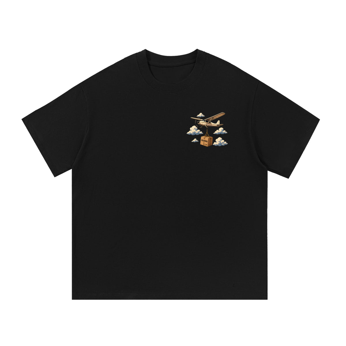 Velvério T-Shirt Plane - Black
