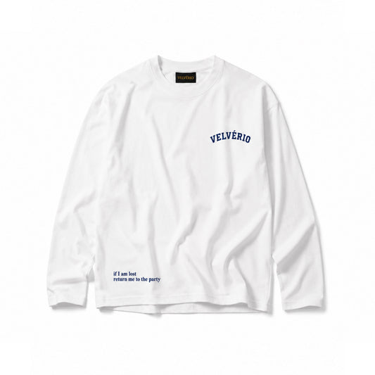 VELVÉRIO Long Sleeve Return me to the party - White
