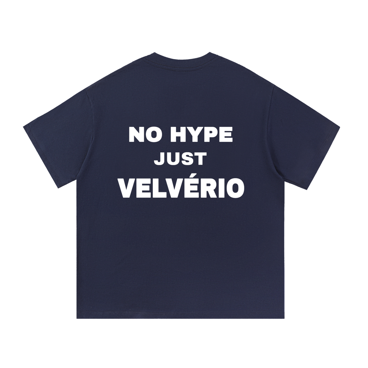 Velvério T-shirt No Hype Just Velverio - Navy Blue
